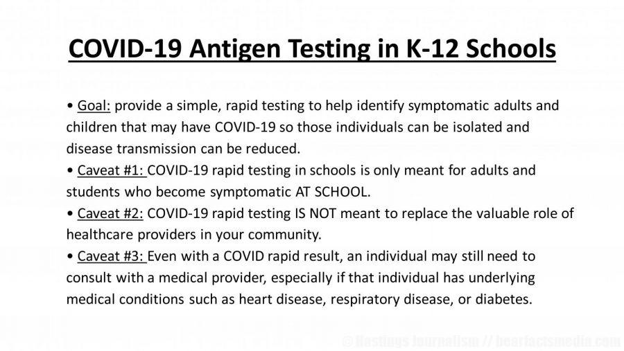 District providing free rapid tests