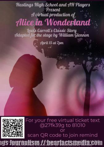 A virtual production of Alice in Wonderland April 15 at 7p.m.